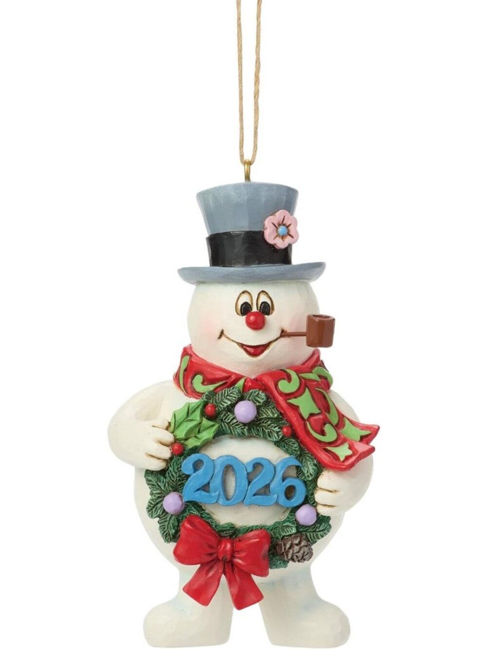 Frosty The Snowman Hanging Ornament 2026, 4.25 Inch, Colorful Holiday Decor